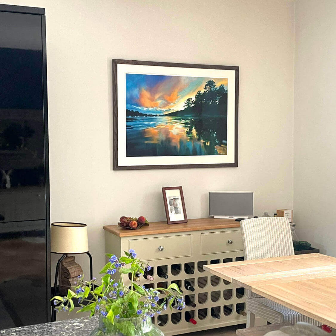 Art for kitchen - a river print by Rachel Painter, contemporary seascape artist