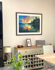 Art for kitchen - a river print by Rachel Painter, contemporary seascape artist