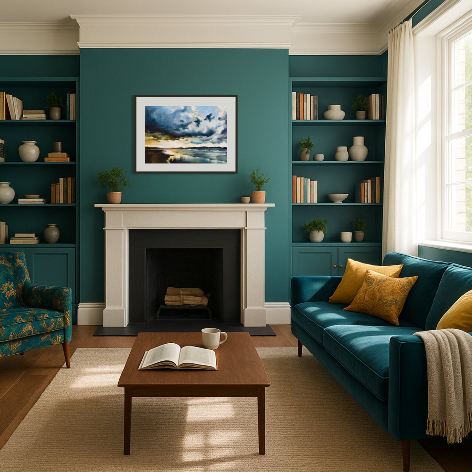 A Path Lined With Gold - Fine Art Paper Prints