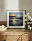 Small framed modern art prints for dresser - by Rachel Painter, contemporary landscape artist
