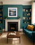 Art prints for colourful living room - print by Rachel Painter, contemporary landscape artist