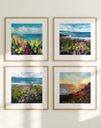 Sea Flower Collection - Set of 4 Mini Prints