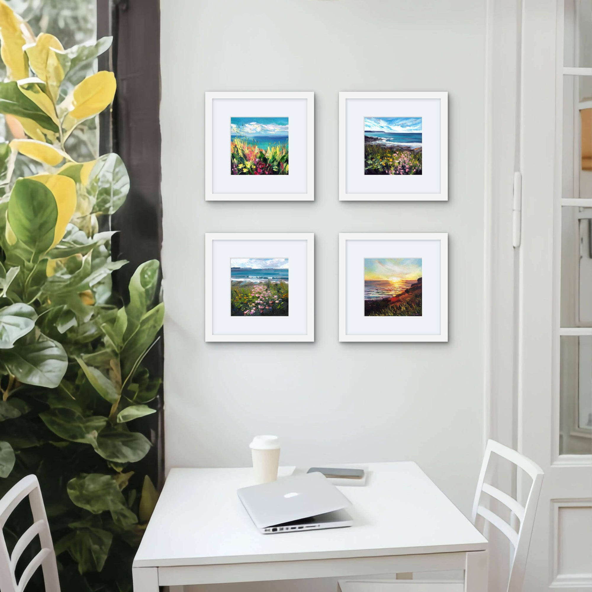 Sea Flower Collection - Set of 4 Mini Prints