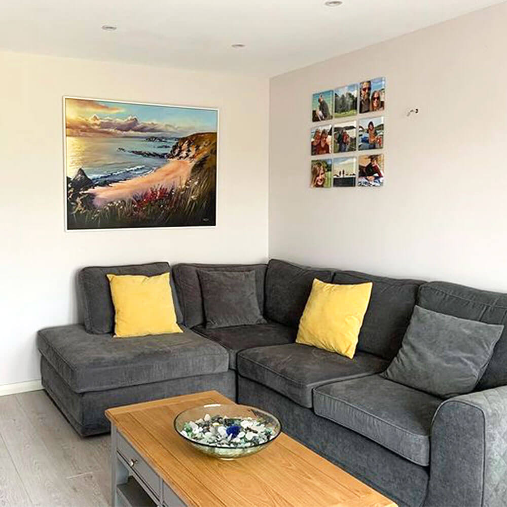 A Timeless 40th Birthday Gift: A Seascape Painting Commissioned From Broadsands Beach