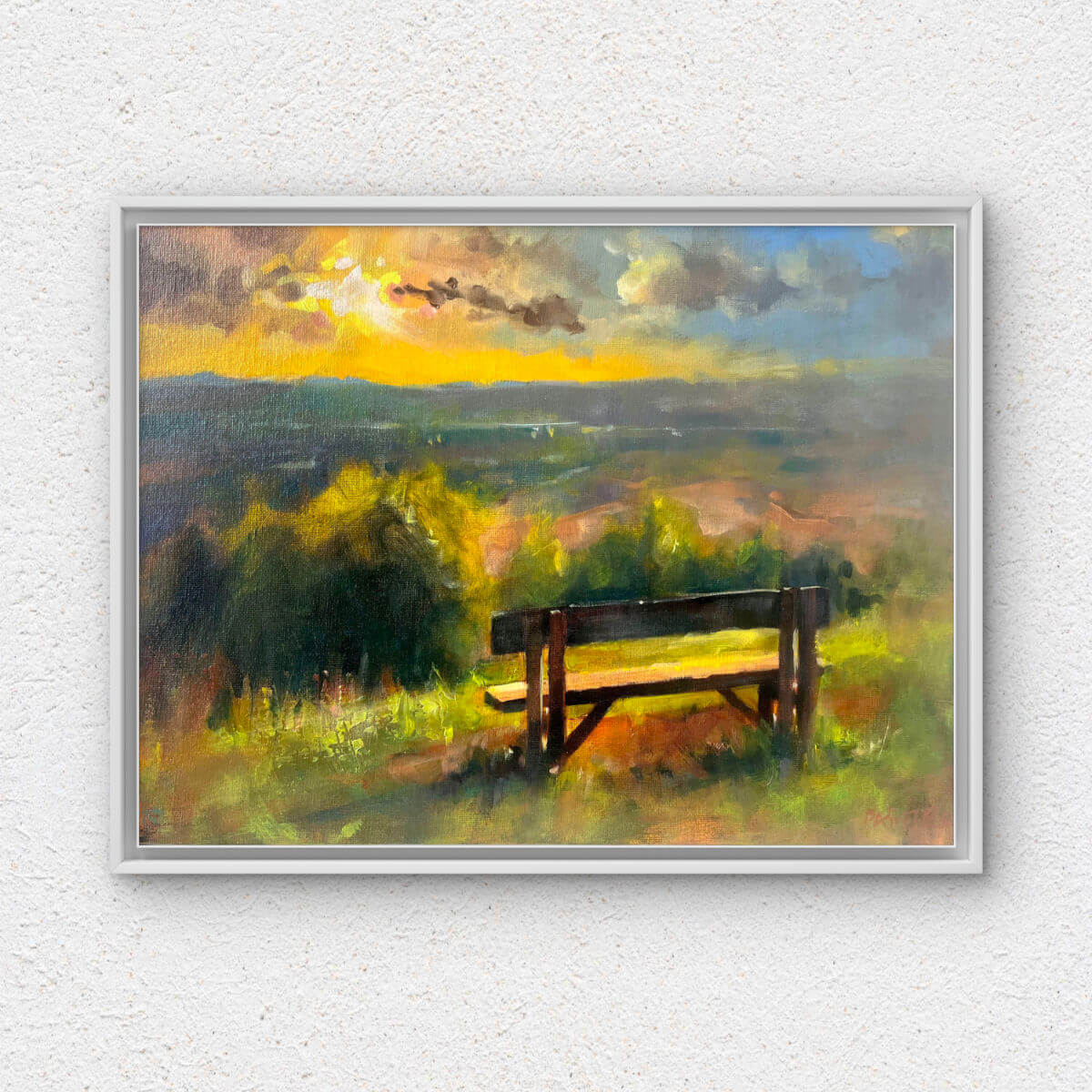 A Personalised Christmas Gift: Painting The Bench Where Their Love Story Began