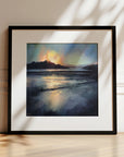 Windswept Love No.7 Cornwall prints framed in black ready to hang - Helford River print by Rachel Painter artist