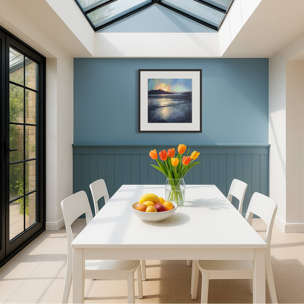 Coastal wall art prints for dining room - print by Rachel Painter, contemporary landscape artist