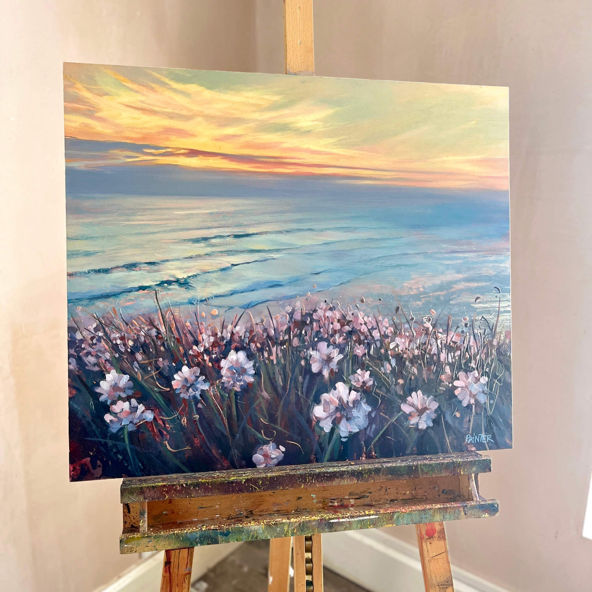 Resting In Your Smile - Original Oil Painting