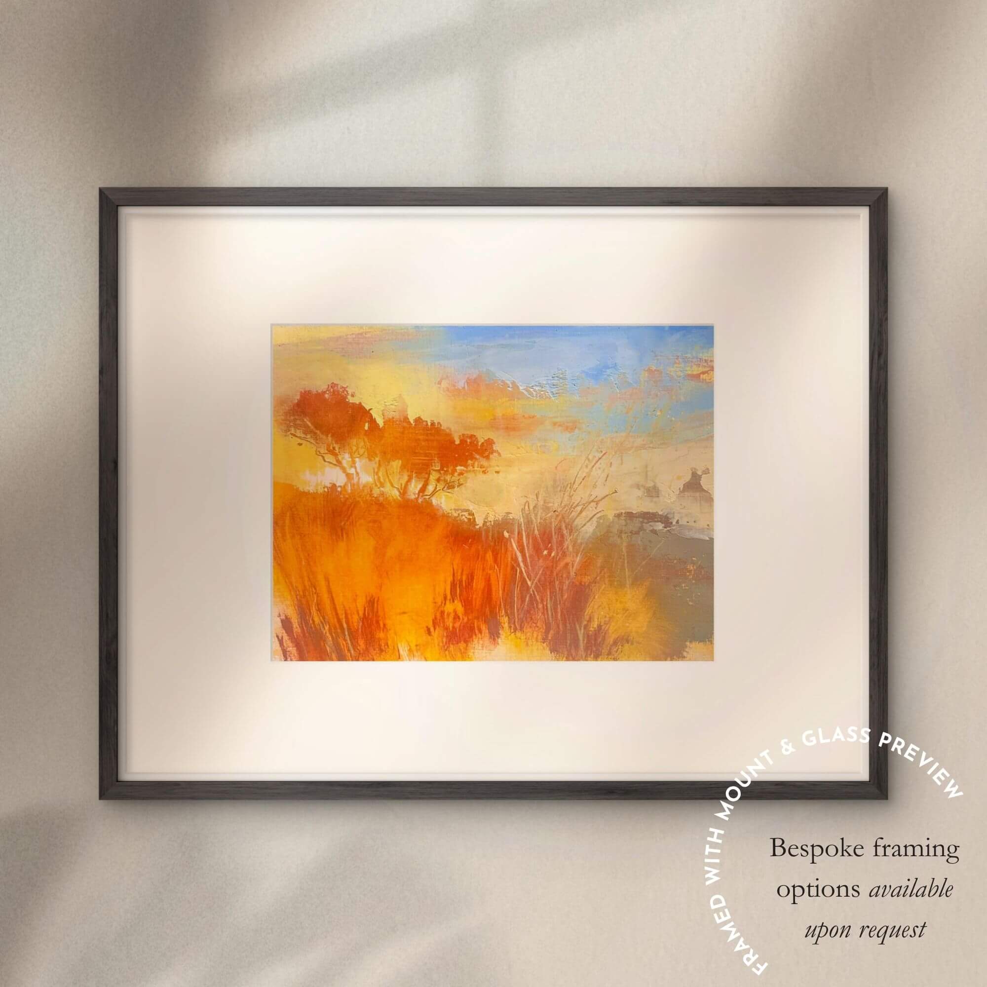 Windswept Tree Study No.2 - Oil On Paper