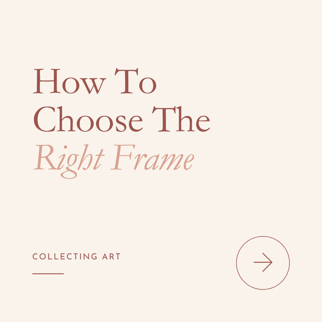 How to choose the right frame for your painting